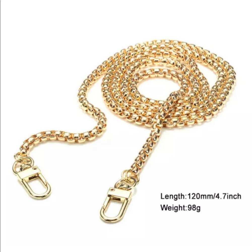 Replacement Purse Chain Strap For Shoulder Bag Crossb… Gem